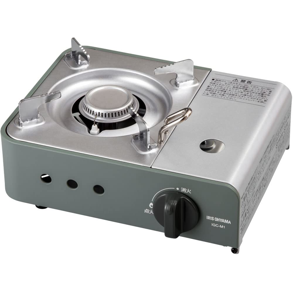 

IRIS OHYAMA Касетна плита, Легована сталь, Міні, Оливково-зелена, IGC-M1-G