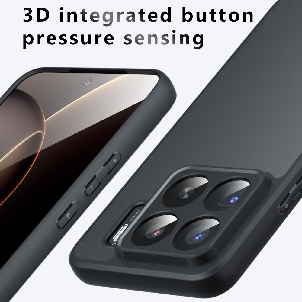 Matte Shockproof Case for Xiaomi 15S Pro Acrylic Hard PC Bumper Soft Frame Clear Back Cover for Xiaomi 15 Pro Mi 15S Pro