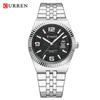CURREN 8498 Men's Waterproof Quartz Business Watch with Round Digital Display