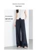 Yifeilaicer Women's Linen Wide-Leg Summer Pants - 2026 Ice Silk Casual Drape