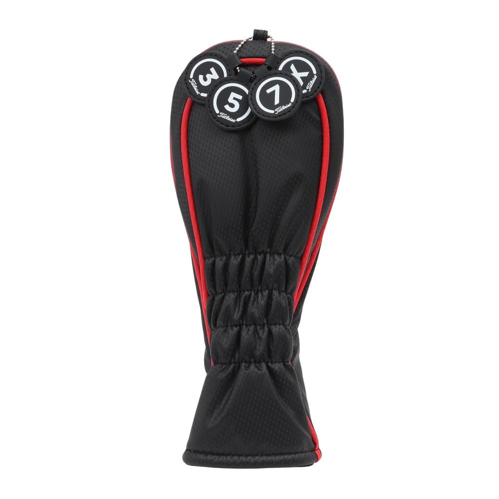 Titleist Performance Classic JE Headcover for Fairway Wood (TA23PCJEHC BKRD) Black/Red
