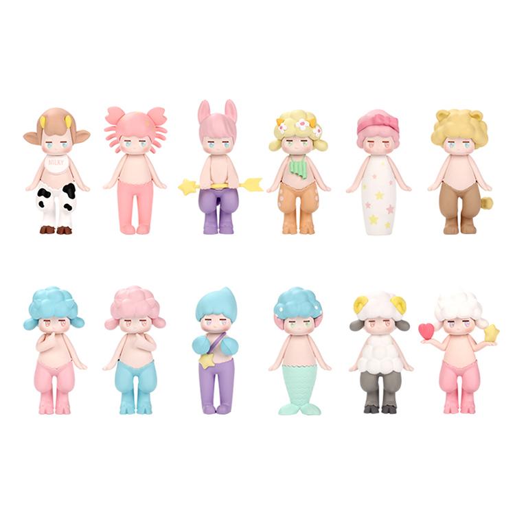 New POP MART Pansum Satyr Rory Constellation Collection Mystery Boxes Whole Set 12 Pcs 6971640200416