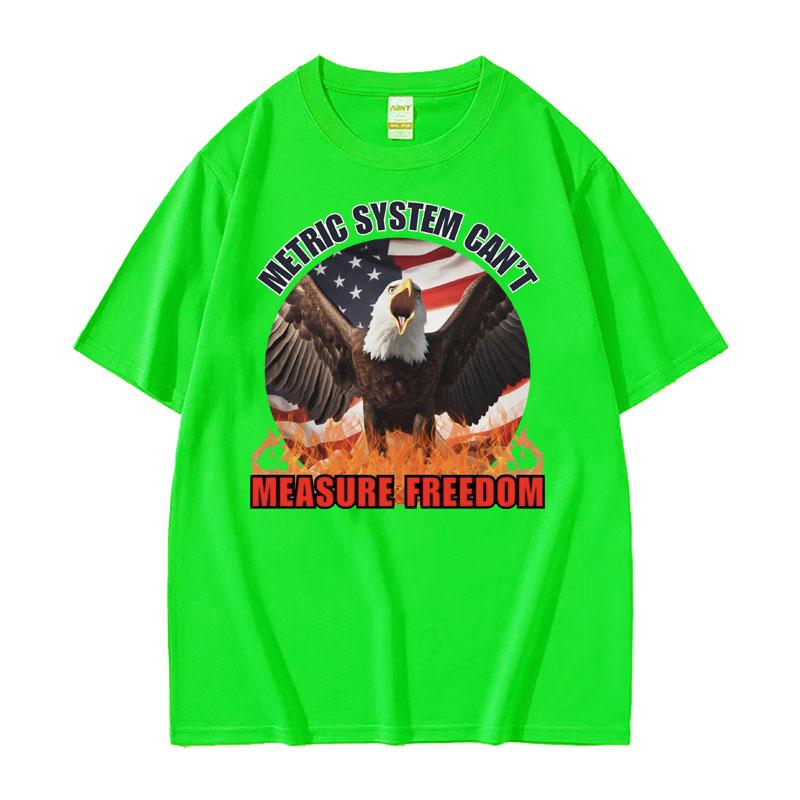 Wtf Is A Kilometer Meme Funny T Shirt Metric System Cant Measure Freedom Print Tee Shirt Men Women Oversized Streetwear Tshirt