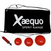 Juego de Roundnet - XAEQUO - Completo - Bolsa de Transporte Incluida - 3 Pelotas - Bomba