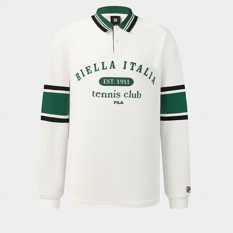 

FILA Men s Knit Long Sleeve Polo Shirt EU 38