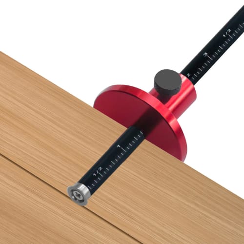 European Style Aluminum Alloy Wheel Marking Gauge Woodworking Scriber for Furniture Projects