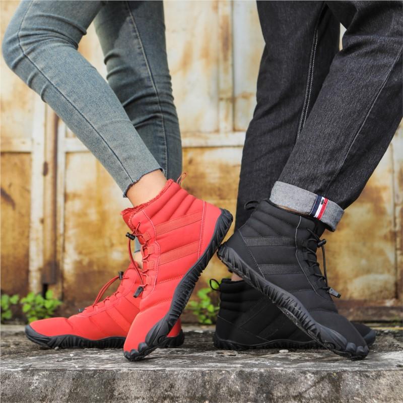 New Lovers Add Pile Hiking Shoes Men Hiking Shoes Snow Boots Cotton Shoes Men Non-slip Casual Hiking Outdoors Shoes M1036