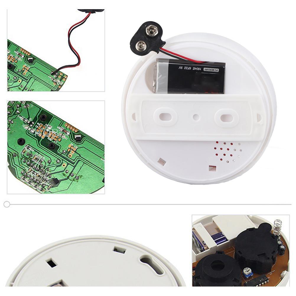 

Бытовой детектор дыма Детектор пожарной безопасности Независимая противопожарная сигнализация белый