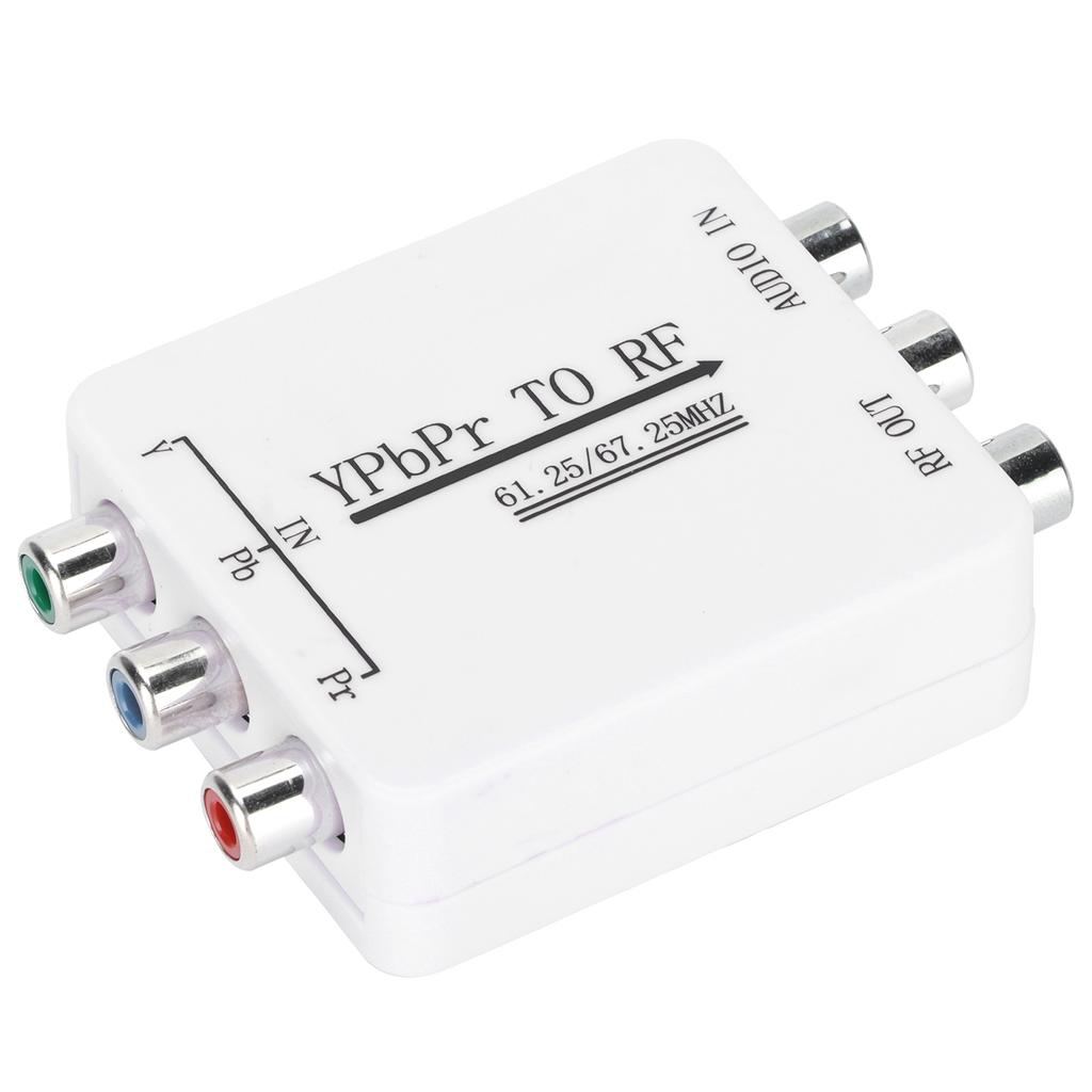 o Signal Adapter Mini YPbPr to RF Single Wire Transmission Converter for Long Distance Single