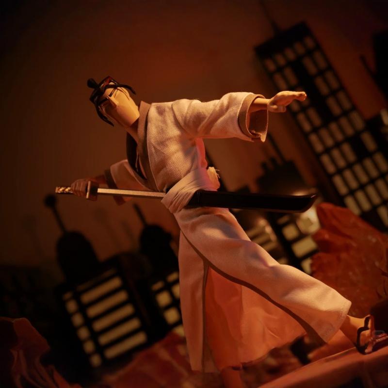 Mezco Toyz One:12 Articulated Action Figure Samurai Jack Anime Movie Collectible Model Joint Movable Doll Fans Gift Home Decor
