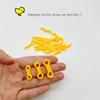 12Psc Baby Chick Splay Leg Hobble Brace, Baby Chick Leg Hobbles, Poultry Leg Bands, Chicken Hobble Braces for Newborn Spraddle Leg of Chick Quails