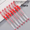 10Pcs Ballpoint Pen Case Multi Colored 0.5mm Ballpoint Case for Back To School or School and Office Supplies Black Red Blue