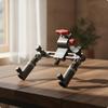 Fishing Rod Holder with Dual Clamps AntiSlip Clamp Adjustable for Anglers,
