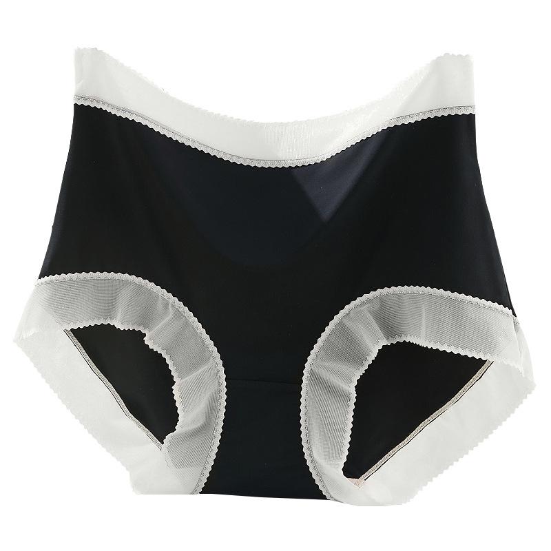 Leichte Bauch-Hüft-Lift-Unterwäsche in Übergröße mit hoher Taille für Damen – Sommer-Maulbeerseide, antibakteriell, Eisseide, für 200 lbs.