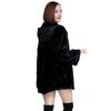 New Imitation Mink Coat Women's Long Autumn and Winter Thickened Large Size Imitation Mink Velvet Hooded Imitation Fur Coat