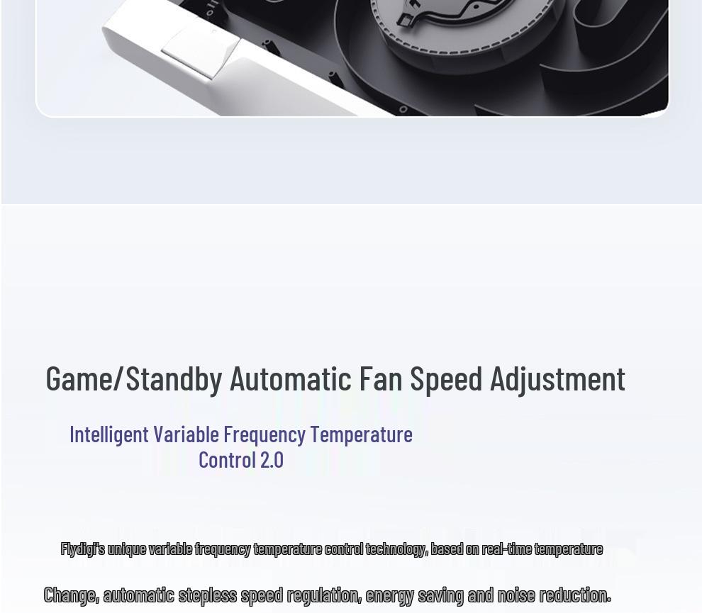 Feizhi BS2 Silent Laptop Cooling Pad with Pressure-Type System