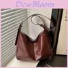 Pu Tote Bag For Women With Car Stitching Style In Large Capacity For Daily Use