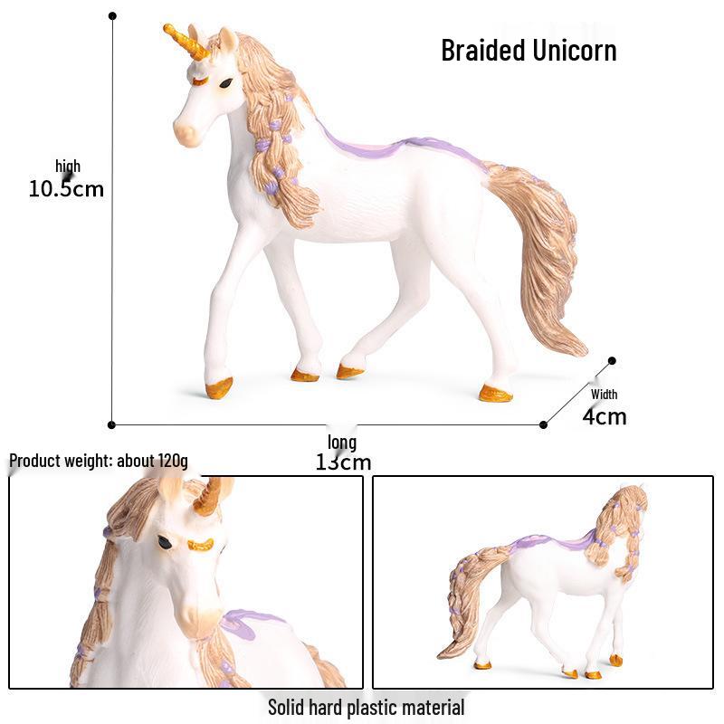 European Mythology Pegasus & Unicorn Model Toy Ornament