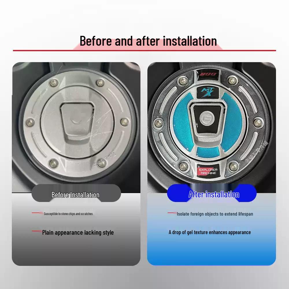 CFMOTO 800MT-X Motorcycle Tank Protection Epoxy Decal 