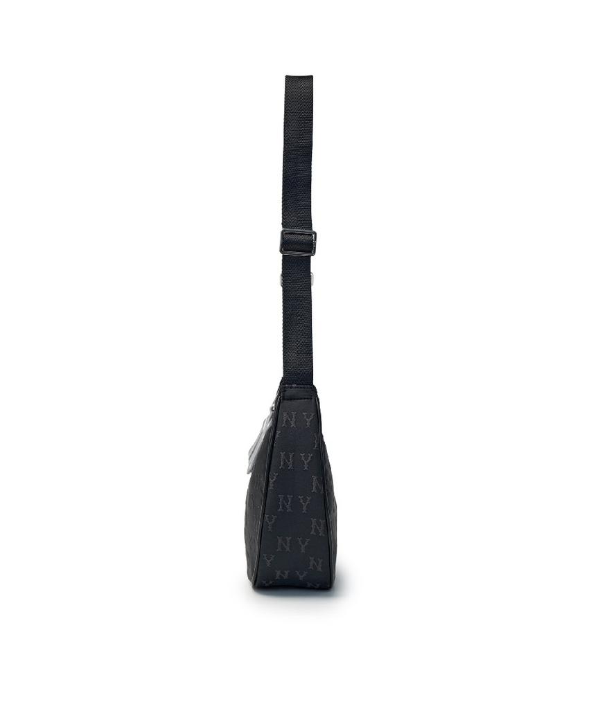 Mlb Classic Monogram Sportive Hobo Bag Ny (Black)