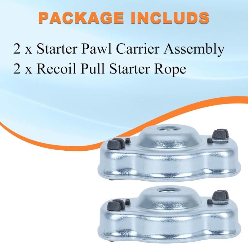 Pack of 2 Stainless Steel Starter Cups for Chainsaw Trimmer Recoil Starter Recoil Starter Brush Cutter Parts