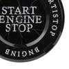 Motor Start Stopp Knopf Abdeckung Schutz Kratzfest Spin Design Universal Ein Schlüssel Startknopf Zierleiste Schwarz