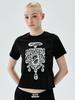 [mardimercredi] SLIM TSHIRT BIJOU_BLACK WHITE