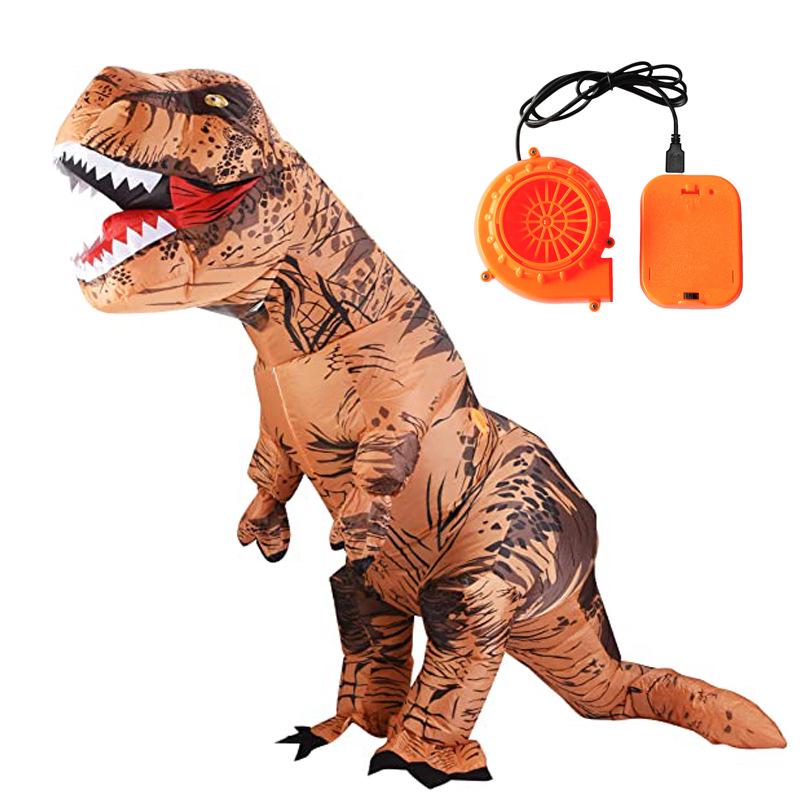 Inflatable Tyrannosaurus Rex Costume for Halloween Parties and Events
