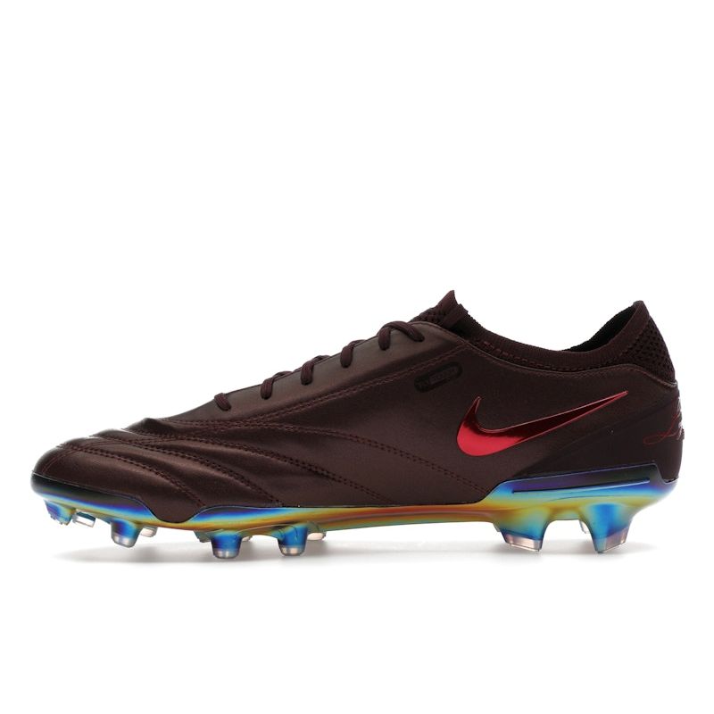 Nike Tiempo Legend 10 Elite Luxe FG Made In Italy Montebelluna - Port Wine Unisex Sneakers Red Bright-Crimson FZ1487-600