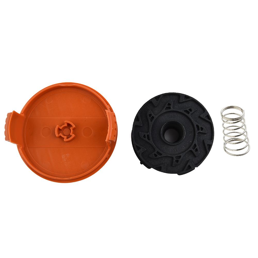 Spool Line + Cover Cap For Black And Decker BST2018/BDST182ST1/BESTE625 Set New