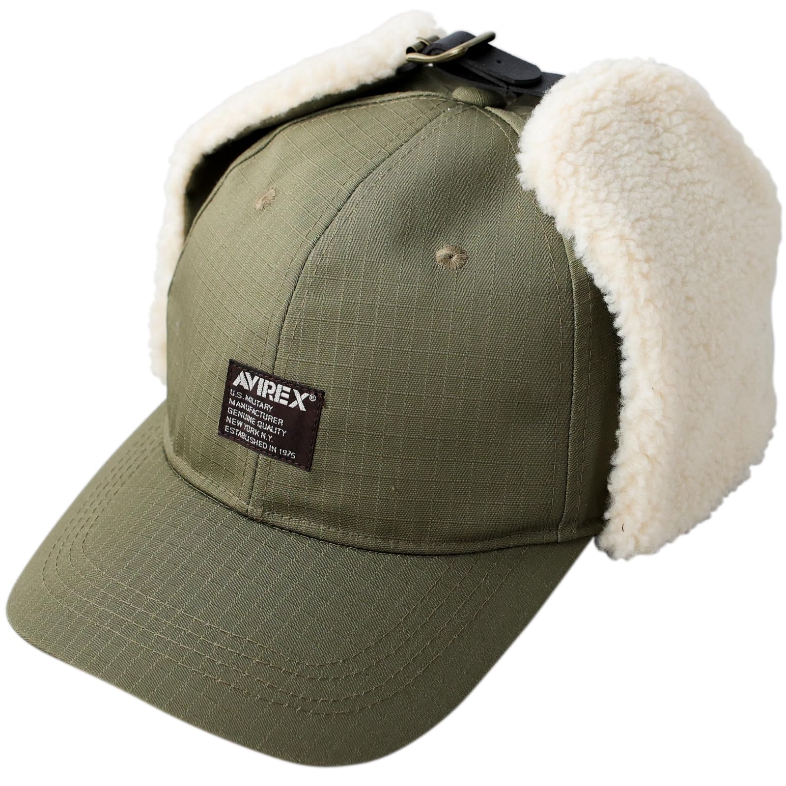 

Кепка летчика Ripstop Military, кепка-бомбер, шляпа Boa, кепка-авиатор, ушанки, низкая кепка, наушники, пилот, кепка цвета хаки 014 [Avirex] Мужская
