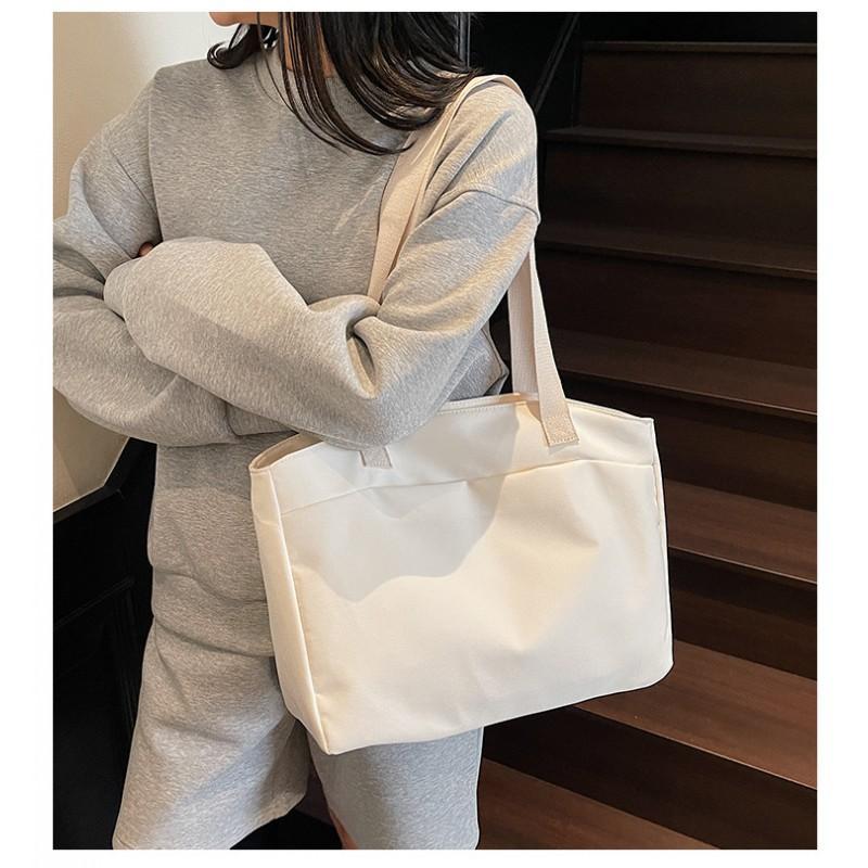 New One-shoulder Portable Bag Women Simple Casual Large-capacity Fashionable Women's Briefcase Students 'schoolbag Tote