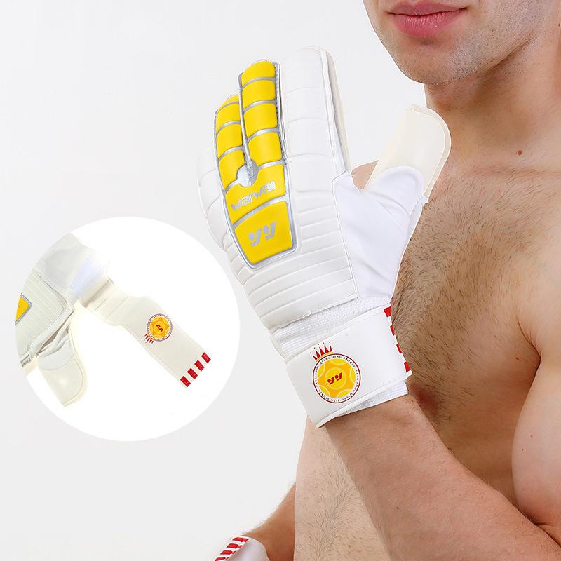 Football Gloves Goalkeeper Thickened Latex Anti Slip Wear-resistant Soccer Glove Adult Child Training Match Guantes De Portero