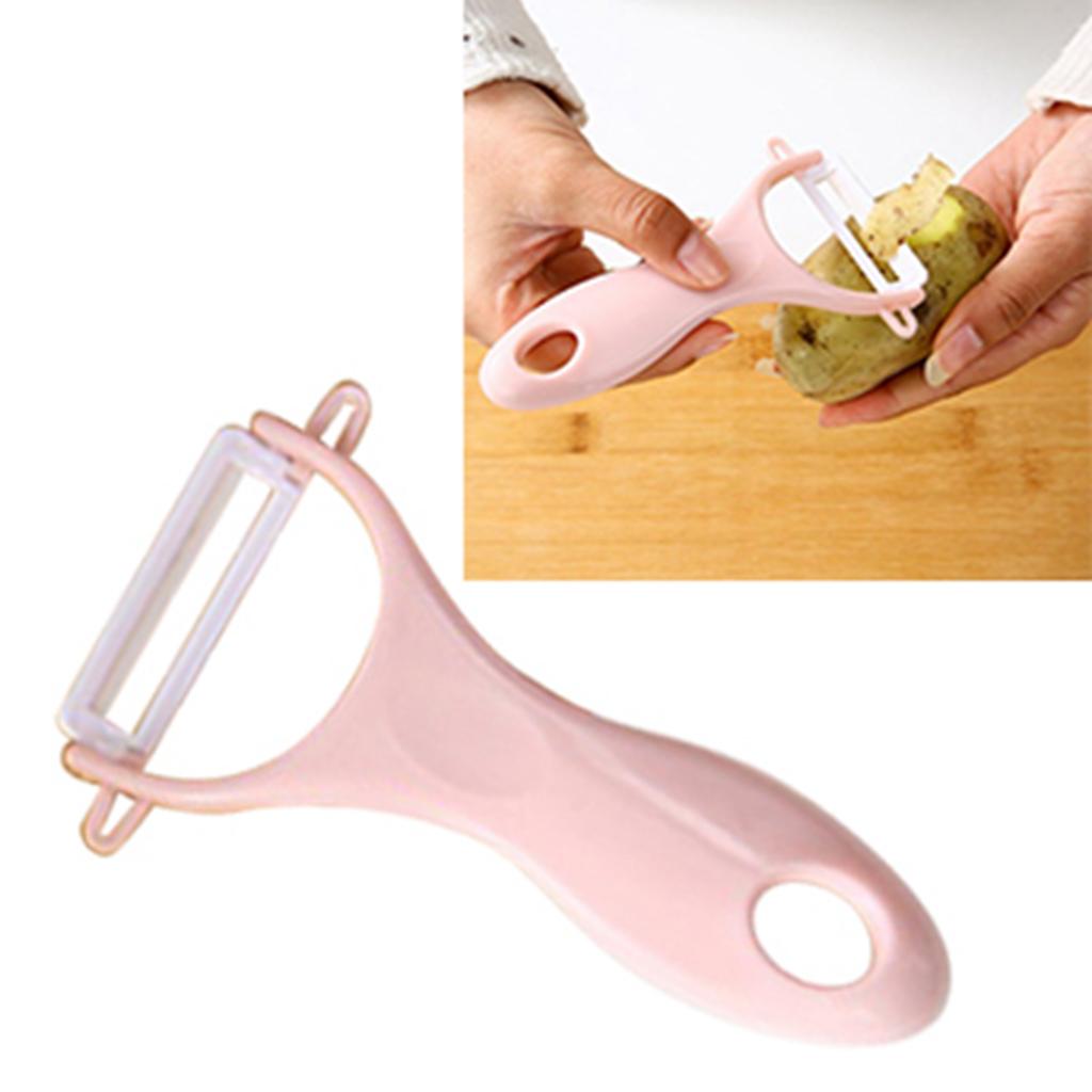 Ceramic Peeler Fast Cutting Ergonomic Handle Fruit Peeler Kitchen Tool for Vegetable Potato