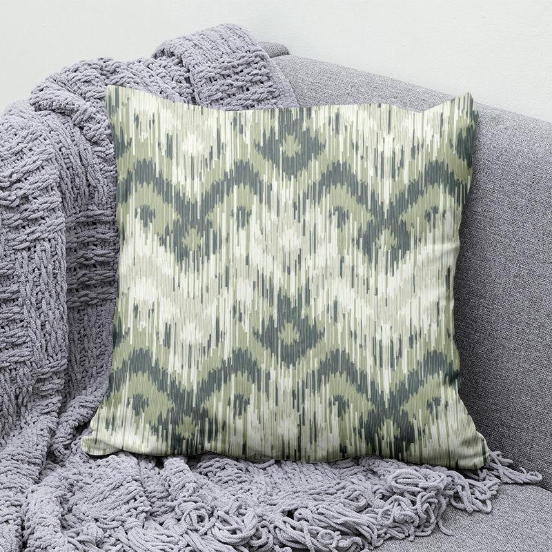 Niche Earth Color Simple Pillow B&B Sofa Back Cushion High-end Pillow Cover Double-sided Printing