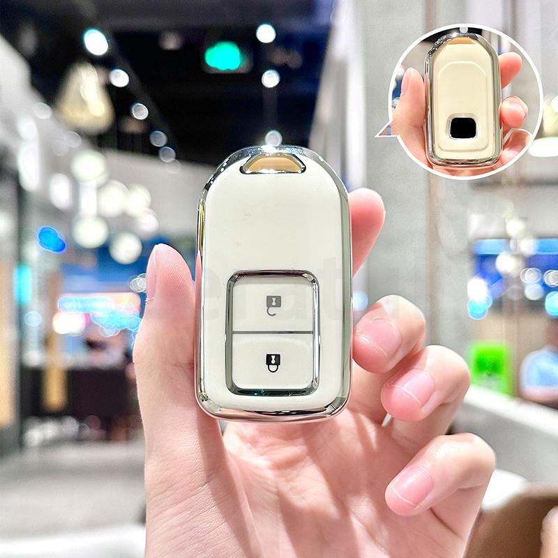 Tpu Keyless Protector For Honda Cr-V Crider Odyssey Pilot Fit Accord Grace Ix Civic Hrv Crv Xrv Car Key Case Cover Fob Shell