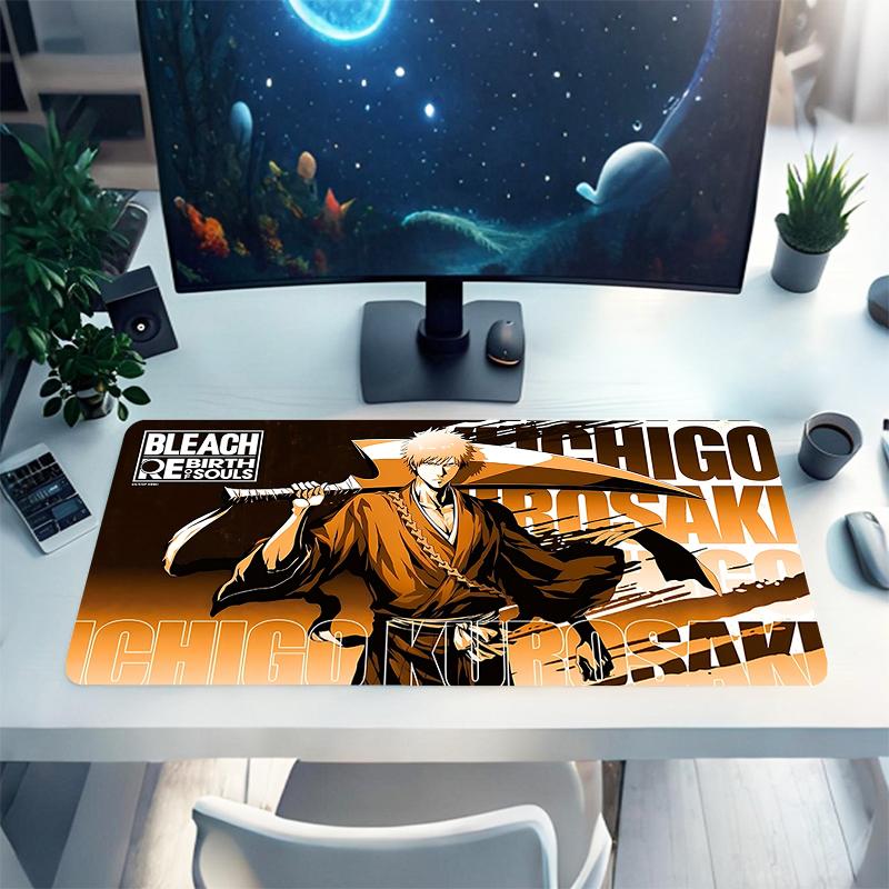 1Pc Bleach Birth Souls Gaming Mouse Pad Keyboard Desk Mat Non-slip Rubber Lock Edge Waterproof Computer Mousepad for Office Home Decor Y1479