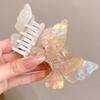 Fairy Butterfly Hair Claw French Retro Acetate Crab Hair Clip Sweet Princess Shark Clip For Women Girl Hairpin Hair Accessories