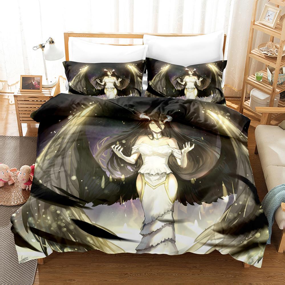 3D Print Game The Overlord Bedding Sets Duvet Cover Set With Pillowcase Twin Full Queen King Bedclothes Bed Linen Home Textiles