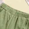 Kinder Y2K Mode Set: Kurzärmeliges Rundhals-Top & Roll-Up-Shorts für Jungen und Mädchen