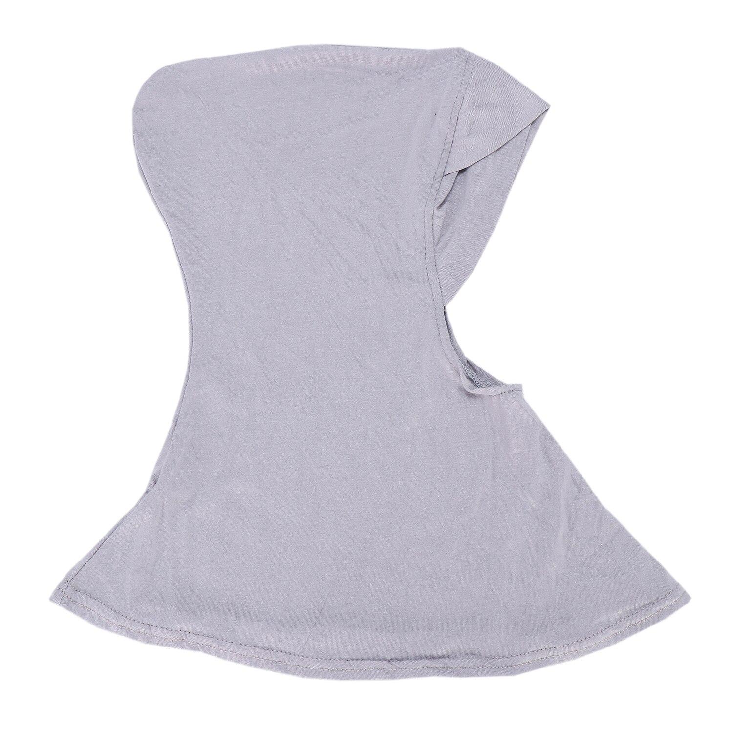 

Крест на лбу мусульманских женщин с полным покрытием, внутренняя шапка хиджаба светло-серый