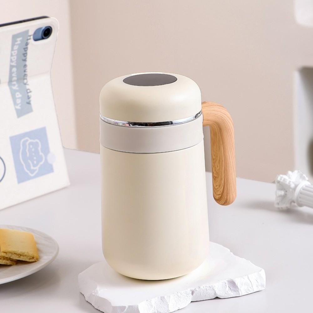 Leak Proof Thermal Cup 480ml Tea Cup Thermal Insulation Double Wall Cup  Home