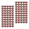 100Pcs Bag Wooden Heart Decoration Innovative Hand Made DIY Handcraft for Home Weddings