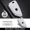 Metal Cowhide Remote New For Bmw G30 G05 X5 F15 X6 F16 7 Series G11 X1 F48 F39 X4 X3 F40 Car Key Case Cover Shell Fob Protector