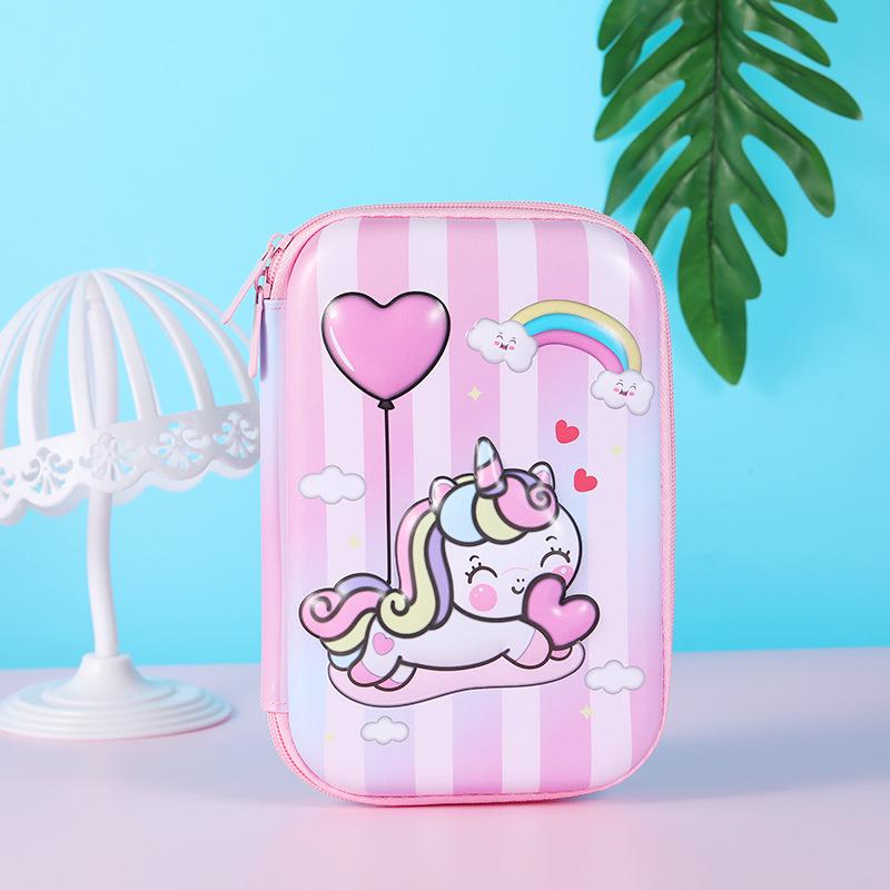 Cartoon Astronaut Large Capacity Pencil Case - Multi-purpose EVA Pencil Box for Kids