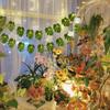 1.5 Meters LED Turtle Leaves Light String 3D DIY Decor Tree Lantern Strip Green Leaf Vine Hawaii Wedding Decor Lamp Home Decor
