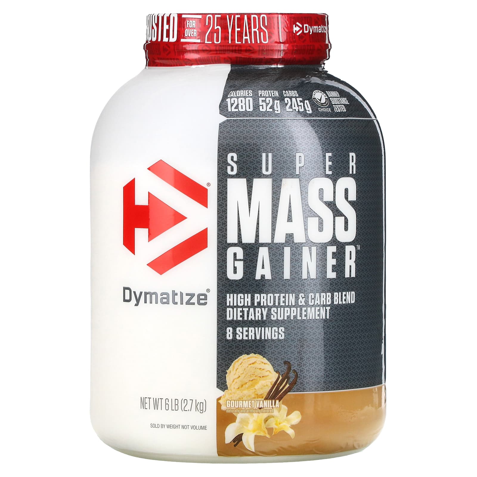 

Super Mass Gainer™, Gourmet Vanilla, 2.7Kg(6Lbs)