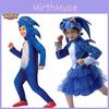 Kostium Cosplay Sonic Kombinezon Dla Dzieci Halloween Odgrywanie Ról