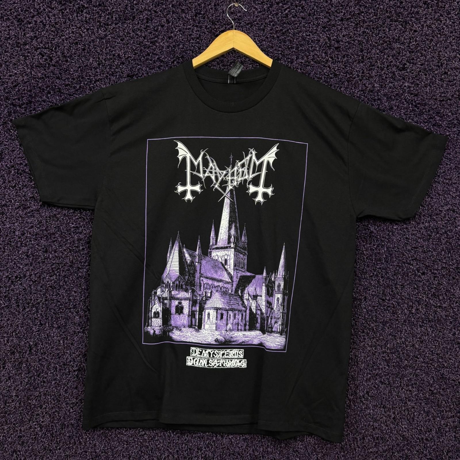 Mayhem De Mysteriis Dom Sathanas Album Doom Metal T-Shirt XL M