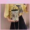 Ethnic Style Circular Handbag Women Shoulder Bag With Tassels For Events Casual